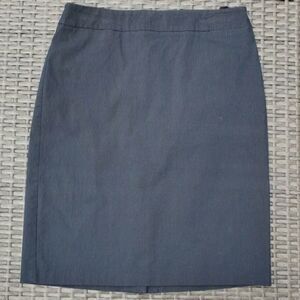 Pinstripe pencil skirt
